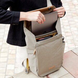 Bellroy Melbourne Backpack Compact (Laptop Bag, Laptop Backpack, 12L) Limestone